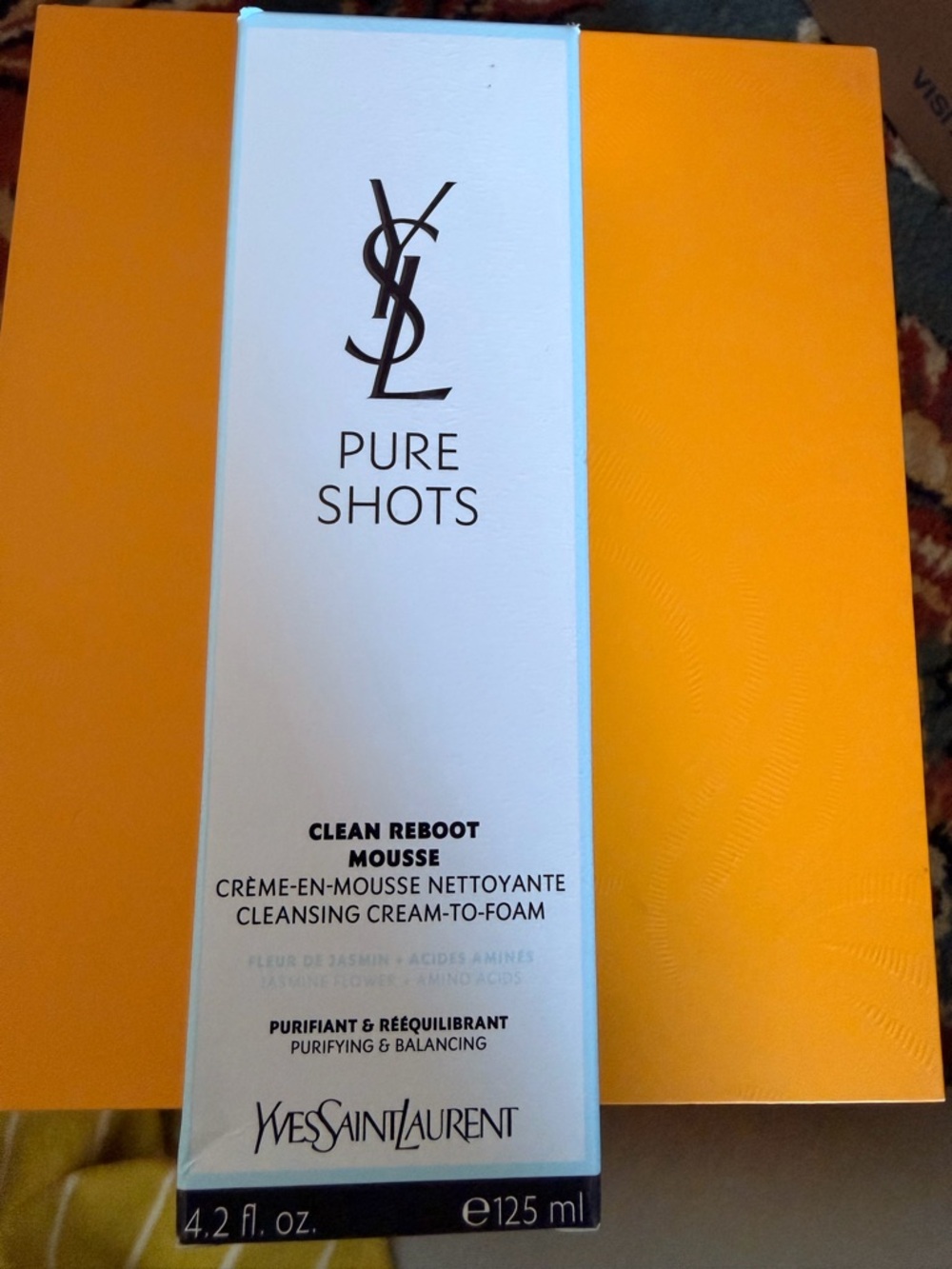 Yves Saint Laurent Pure Shots Clean Reboot Mousse - (New in box)